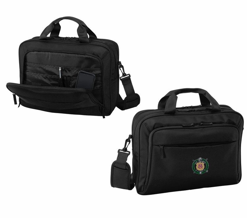 Discount Omega Psi Phi Crest Shield Briefcase Attache DISCOUNT-Omega Psi Phi Crest - Shield Briefcase Attache
