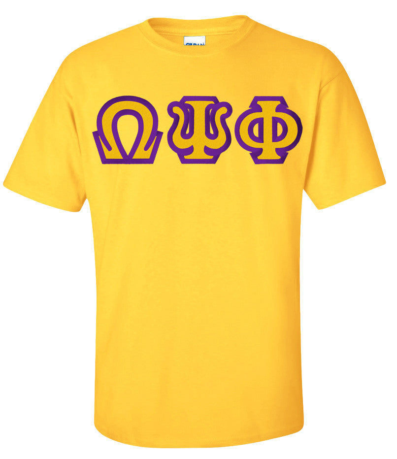 Omega Psi Phi Custom Twill Short Sleeve T Shirt Omega Psi Phi Custom Twill Short Sleeve T-Shirt