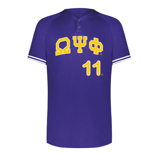 Omega Psi Phi Omega Psi Phi Cutter Henley Jersey