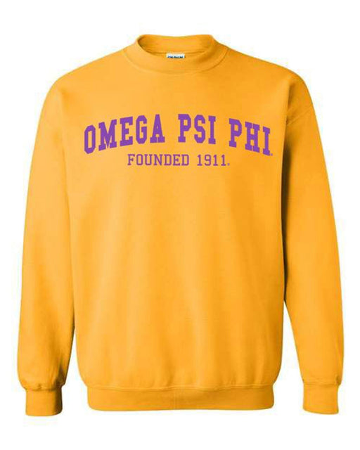 Omega Psi Phi Omega Psi Phi Fraternity Founders Crew Sweatshirt