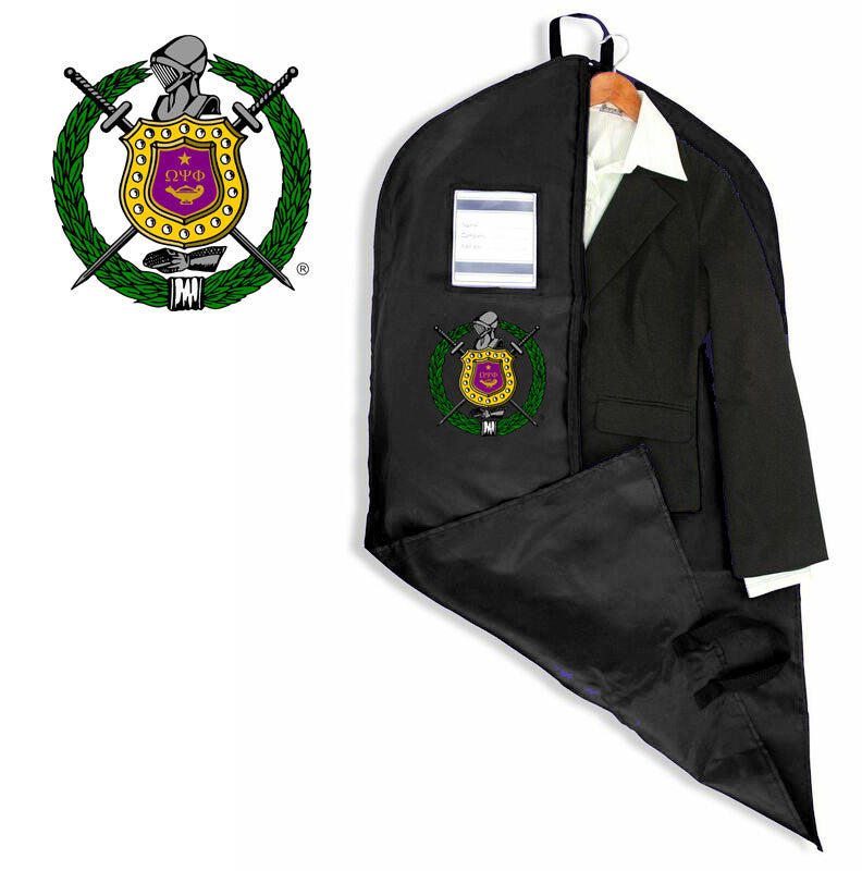 Omega Psi Phi Garment Bag Omega Psi Phi Garment Bag