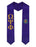 Omega Psi Phi Greek Lettered Graduation Sash Stole With Crest Omega Psi Phi Greek Lettered Graduation Sash Stole With Crest
