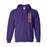 Omega Psi Phi Heavy Full Zip Hoodie 3" Letters Omega Psi Phi Heavy Full Zip Hoodie - 3