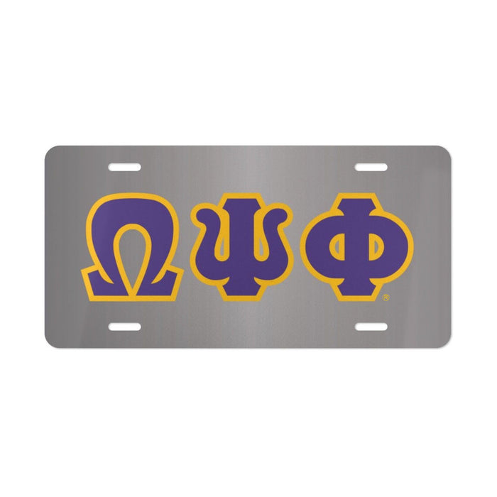Omega Psi Phi Lettered License Covers OMEGA PSI PHI LETTERED LICENSE COVERS