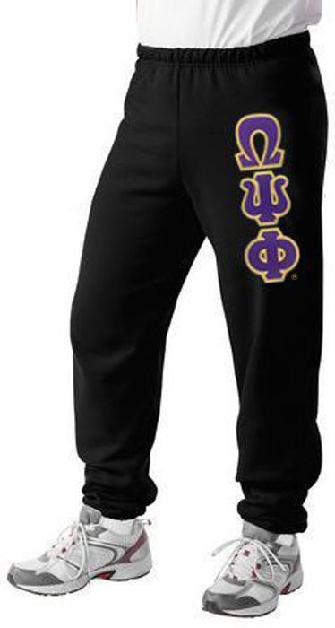 Omega Psi Phi Lettered Sweatpants Omega Psi Phi Lettered Sweatpants