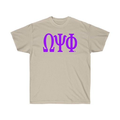 Omega Psi Phi OMEGA PSI PHI LETTERED TEE - $24.95