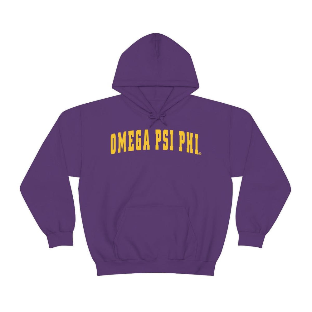 Omega Psi Phi Letterman Hooded Sweatshirts Omega Psi Phi Letterman Hooded Sweatshirts