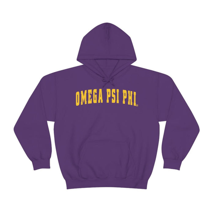 Omega Psi Phi Letterman Hooded Sweatshirts Omega Psi Phi Letterman Hooded Sweatshirts