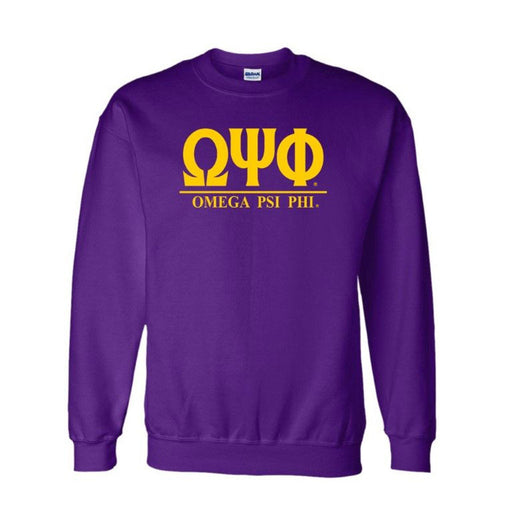Omega Psi Phi Omega Psi Phi Message  Crewneck Sweatshirts