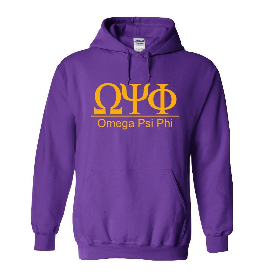 Omega Psi Phi Bar Hooded Sweatshirts Omega Psi Phi Bar Hooded Sweatshirts