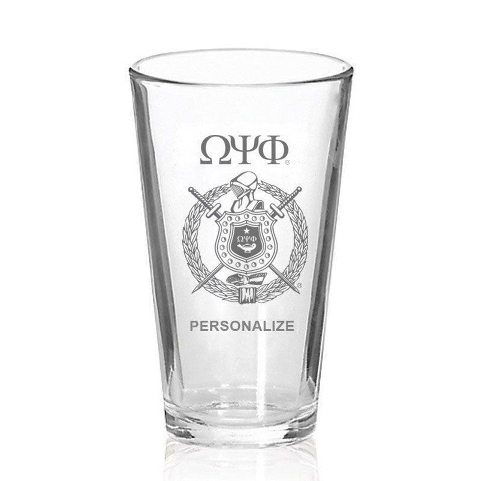 Omega Psi Phi Mixing Glass Omega Psi Phi Mixing Glass
