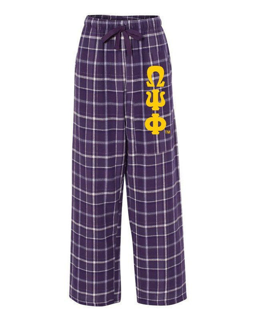 Omega Psi Phi Omega Psi Phi Pajamas Flannel Pant
