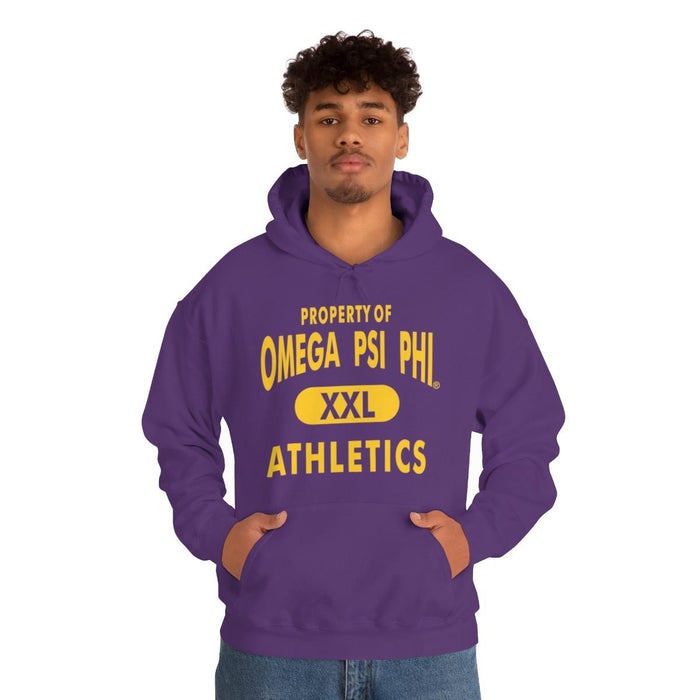 Omega Psi Phi Property Of Athletics Hooded Sweatshirts Omega Psi Phi Property Of Athletics Hooded Sweatshirts
