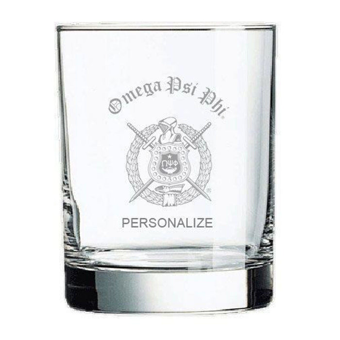 Omega Psi Phi Old Style Glass Omega Psi Phi Old Style Glass