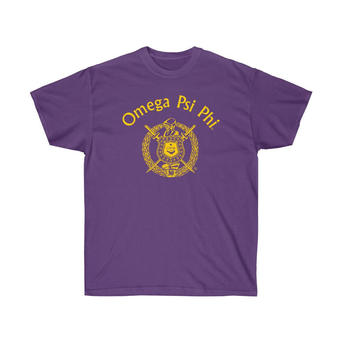 Printify Omega Psi Phi Shield Tees Omega Psi Phi Shield Tees