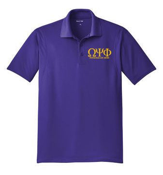 Omega Psi Phi Sports Polo Omega Psi Phi Sports Polo