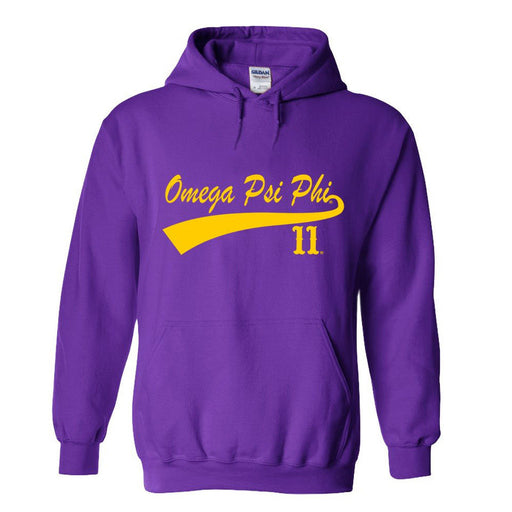 Omega Psi Phi Omega Psi Phi Tail  Hooded Sweatshirts
