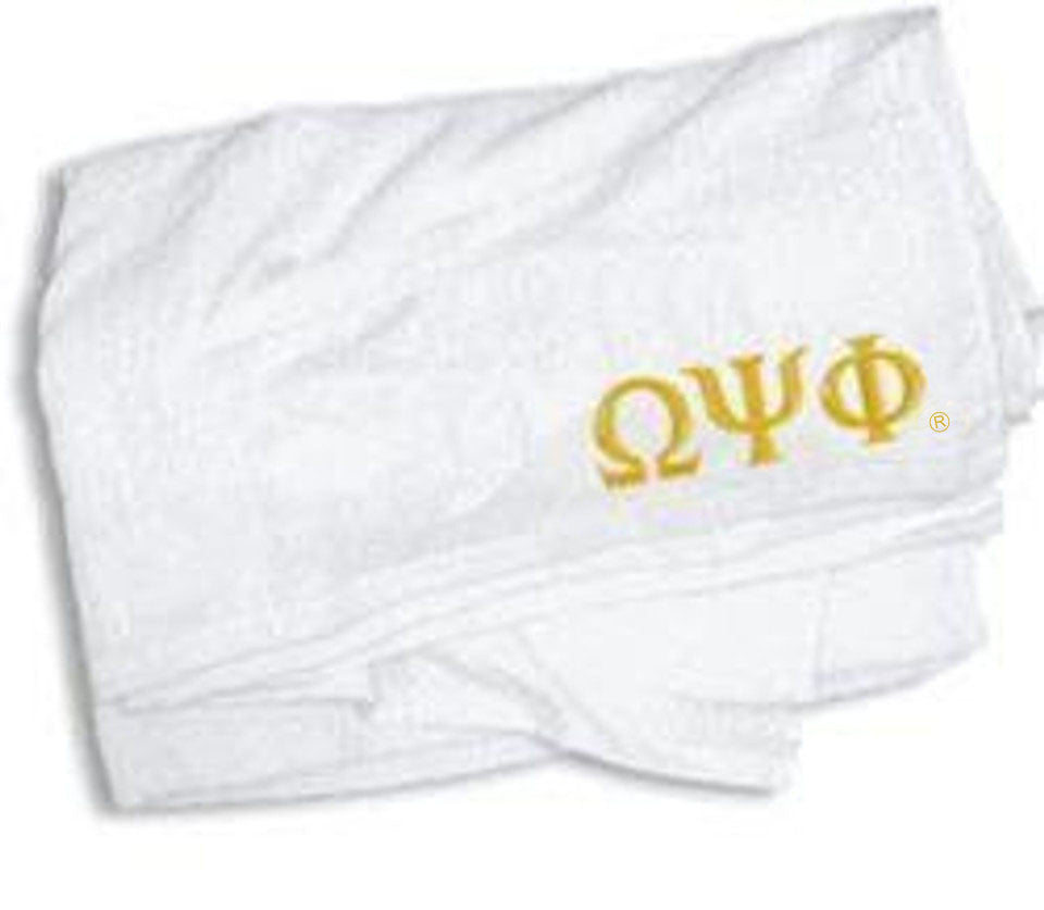 Omega Psi Phi Towel 35 In. By 60 In. Omega Psi Phi Towel - 35 in. by 60 in.