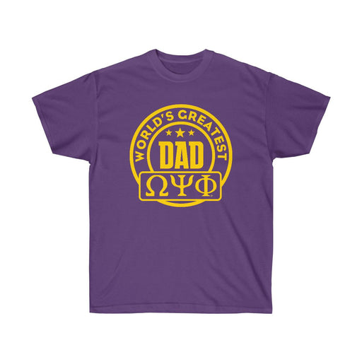 Omega Psi Phi Omega Psi Phi Worlds Greatest Father T-Shirt