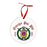 Omega Psi Phi Crest & Year Circle Ornaments Omega Psi Phi Crest & Year Circle Ornaments