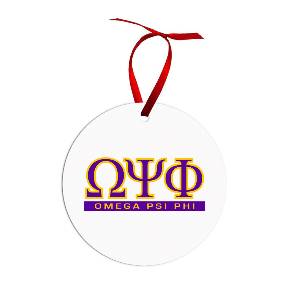 Omega Psi Phi Classic Circle Ornaments Omega Psi Phi Classic Circle Ornaments
