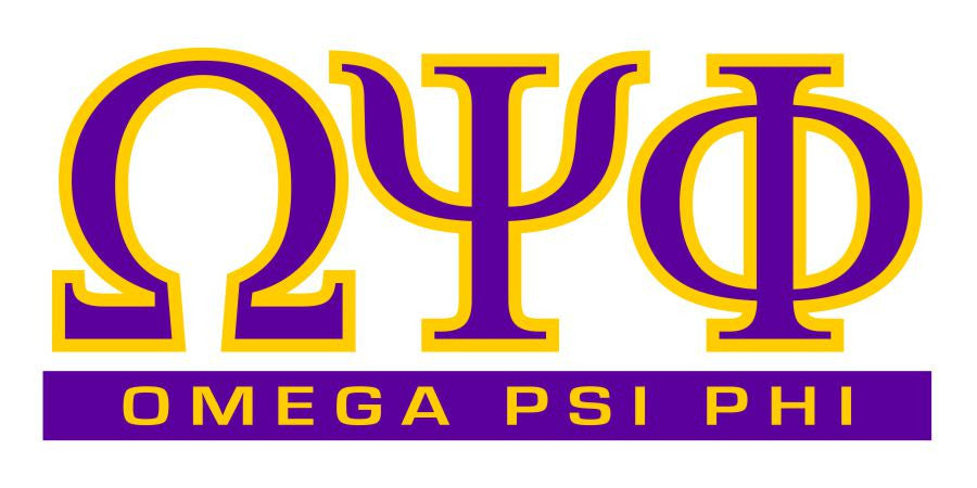Omega Psi Phi Classic Sticker Omega Psi Phi Classic Sticker