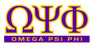 Omega Psi Phi Classic Sticker Omega Psi Phi Classic Sticker