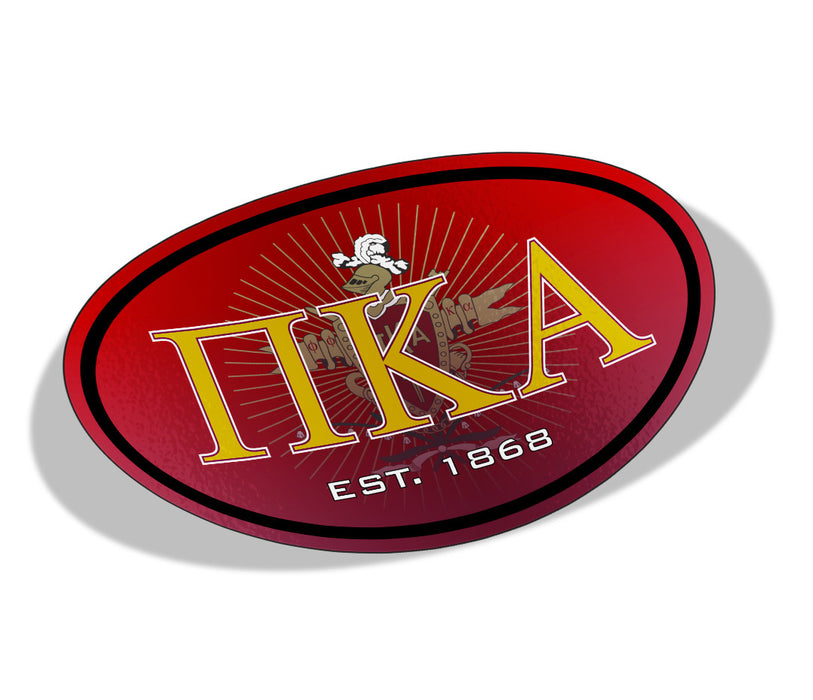 Pi Kappa Alpha Color Oval Decal Pi Kappa Alpha Color Oval Decal