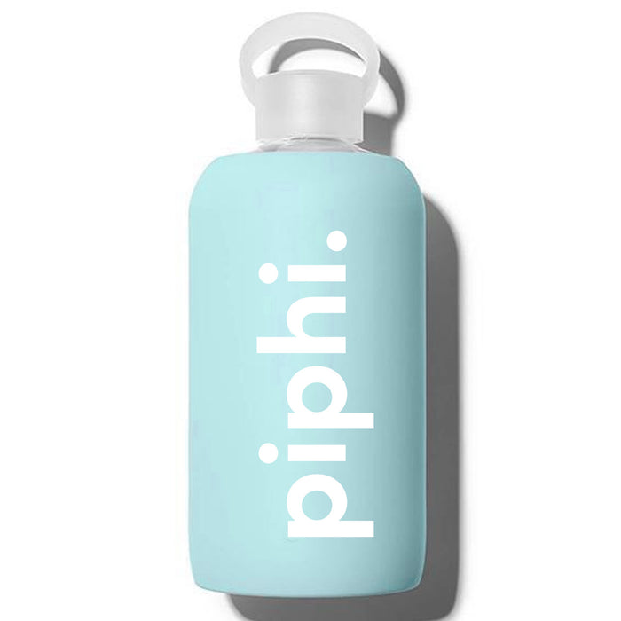 Pi Beta Phi Glass Silicone Sleeve Water Bottles Pi Beta Phi Glass Silicone Sleeve Water Bottles