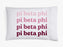 Pi Beta Phi Ombre Retro Pillowcases Pi Beta Phi Ombre Retro Pillowcases