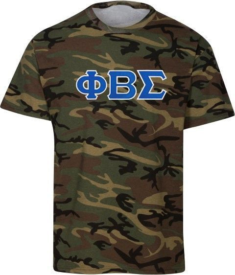 Phi Beta Sigma 2 Day Ship Camo Twill Tee Phi Beta Sigma 2 Day Ship Camo Twill Tee