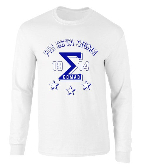 Phi Beta Sigma 2 Day Ship Sigma Long Sleeve Tee Phi Beta Sigma 2 Day Ship SIGMA Long Sleeve Tee