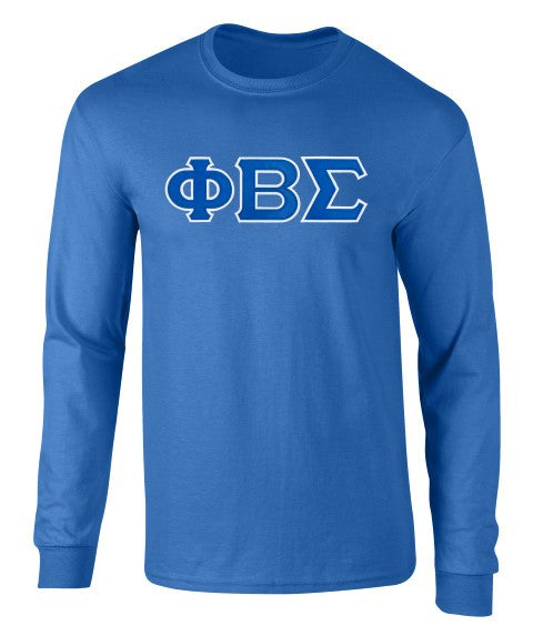 Phi Beta Sigma 2 Day Ship Twill Long Sleeve Tee Phi Beta Sigma 2 Day Ship Twill Long Sleeve Tee