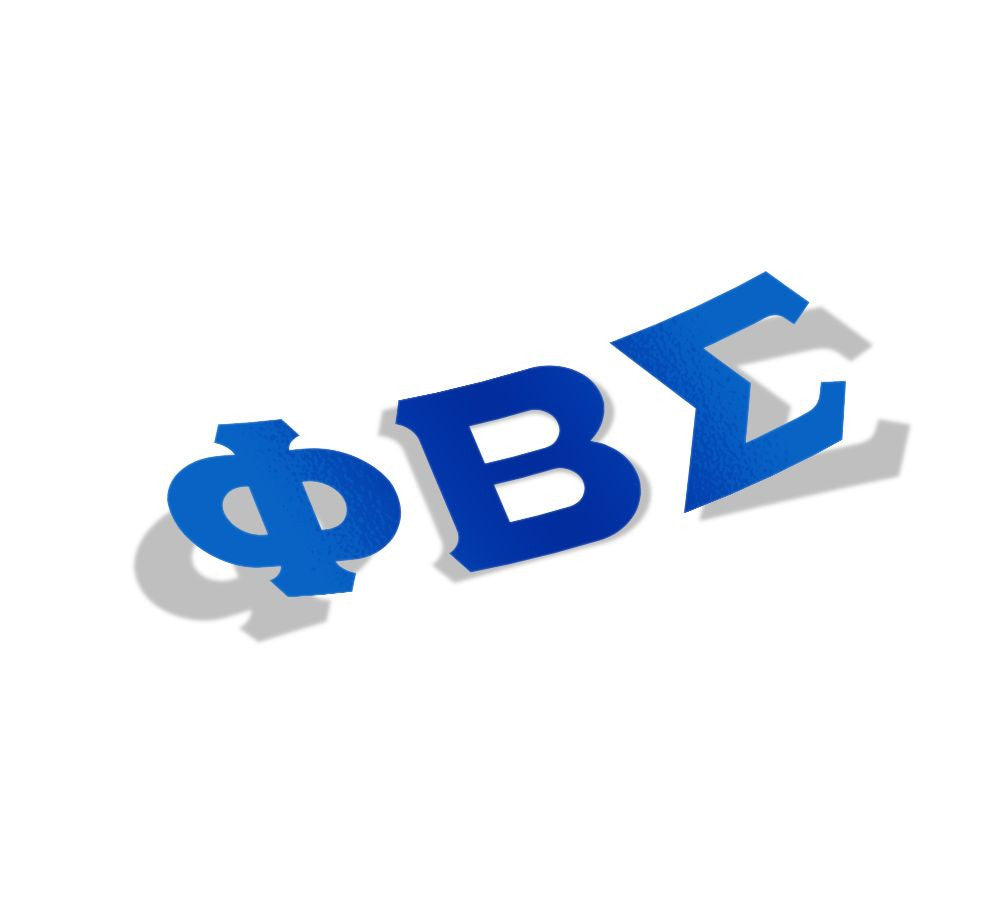 Phi Beta Sigma Big Greek Letter Window Sticker Decal Phi Beta Sigma Big Greek Letter Window Sticker Decal