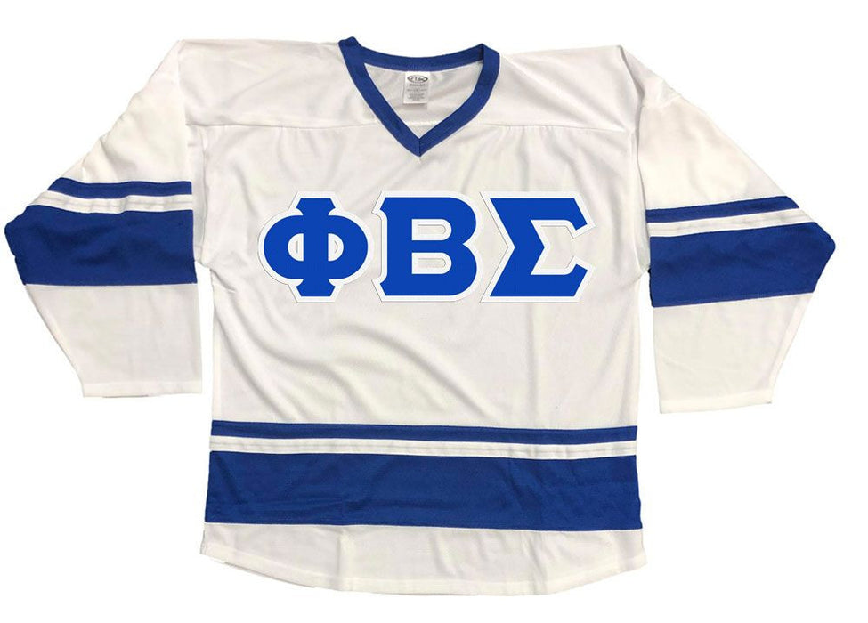 Discount Phi Beta Sigma Breakaway Lettered Hockey Jersey DISCOUNT-Phi Beta Sigma Breakaway Lettered Hockey Jersey