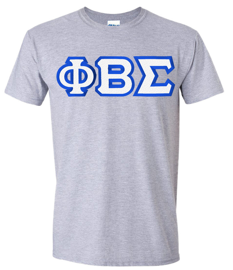 Phi Beta Sigma Custom Twill Short Sleeve T Shirt Phi Beta Sigma Custom Twill Short Sleeve T-Shirt