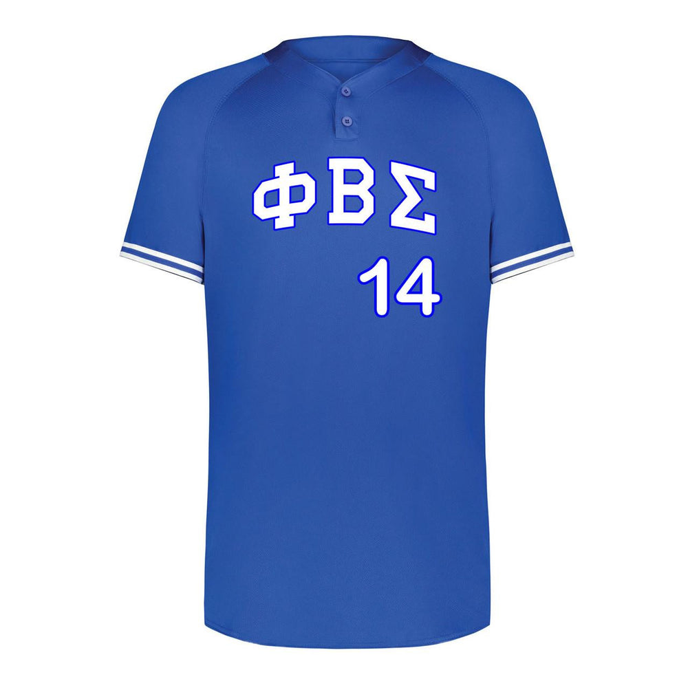 Phi Beta Sigma Cutter Henley Jersey Phi Beta Sigma Cutter Henley Jersey