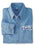 Discount Phi Beta Sigma Denim Shirt Letters DISCOUNT-Phi Beta Sigma Denim Shirt - Letters