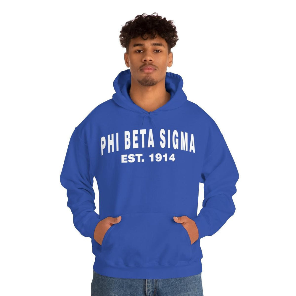 Phi Beta Sigma Established Hooded Sweatshirts Phi Beta Sigma Established Hooded Sweatshirts