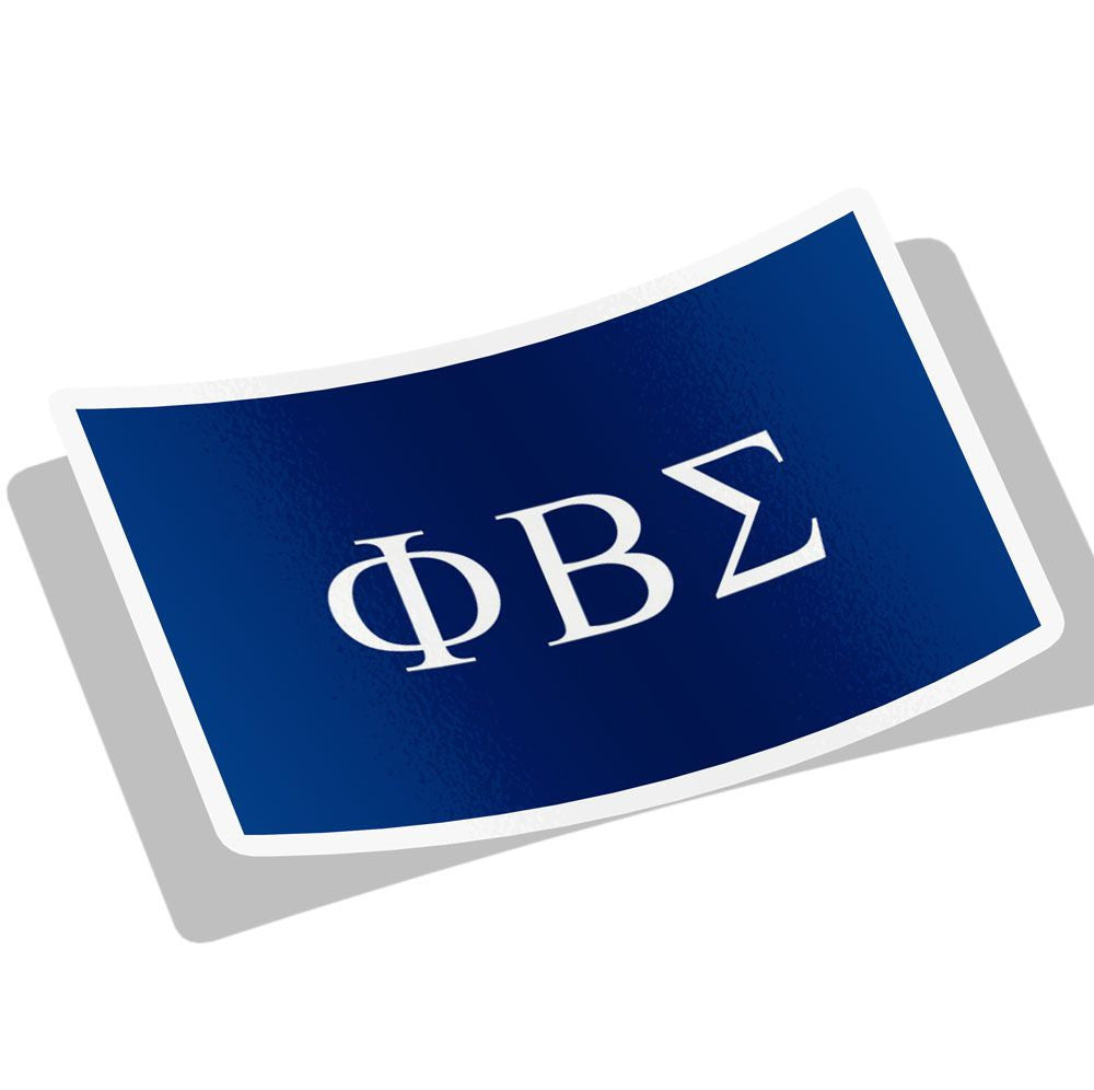 Phi Beta Sigma Flag Decal Sticker Phi Beta Sigma Flag Decal Sticker