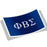 Phi Beta Sigma Flag Decal Sticker Phi Beta Sigma Flag Decal Sticker