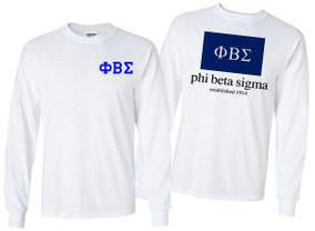 Phi Beta Sigma Phi Beta Sigma Flag Long Sleeve T-Shirt