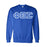 Phi Beta Sigma Fraternity Crest Shield Twill Letter Crewneck Sweatshirt Phi Beta Sigma Fraternity Crest - Shield Twill Letter Crewneck Sweatshirt