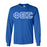 Phi Beta Sigma Fraternity Crest Shield Twill Letter Longsleeve Tee Phi Beta Sigma Fraternity Crest - Shield Twill Letter Longsleeve Tee
