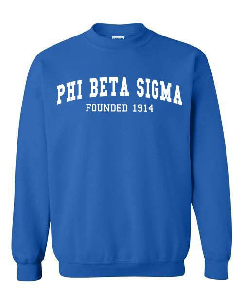 Phi Beta Sigma Fraternity Founders Crew Sweatshirt Phi Beta Sigma Fraternity Founders Crew Sweatshirt