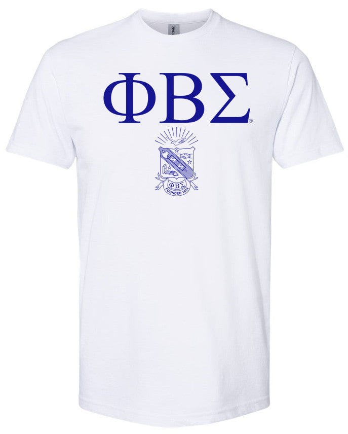 Phi Beta Sigma Crest Shield Tee Phi Beta Sigma Crest - Shield Tee