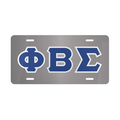 Phi Beta Sigma PHI BETA SIGMA LETTERED LICENSE COVERS