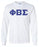 Phi Beta Sigma Lettered Long Sleeve Shirt Phi Beta Sigma Lettered Long Sleeve Shirt