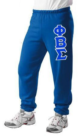 Phi Beta Sigma Lettered Sweatpants Phi Beta Sigma Lettered Sweatpants