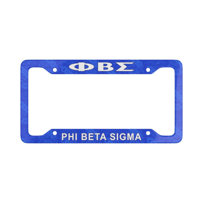 Phi Beta Sigma License Plate Frame New Phi Beta Sigma License Plate Frame - New